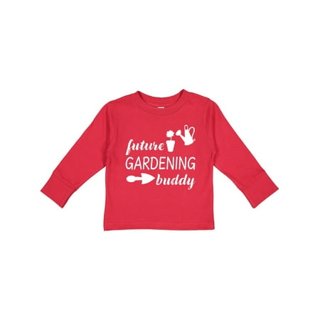 Inktastic Future Gardening Buddy Gift Toddler Boy or Toddler Girl Long Sleeve T-Shirt