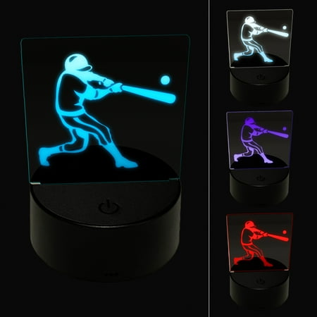 Baseball Player Batter Hitting Ball LED Night Light Sign 3D Illusion Desk Nightstand Lamp
Baseball Player Batter Hitting Ball LED Night Light Sign 3D Illusion Desk Nightstand Lamp