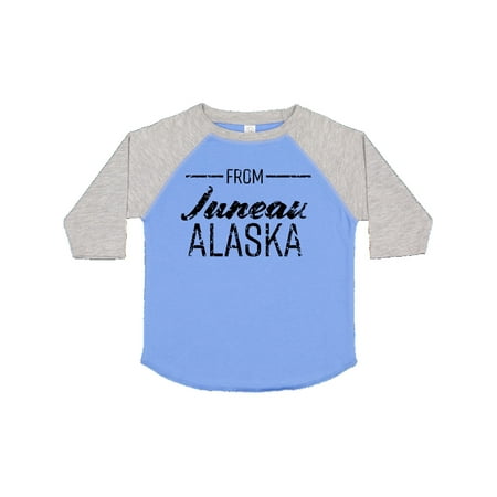 Inktastic From Juneau Alaska in Black Distressed Text Gift Toddler Boy or Toddler Girl T-Shirt
Inktastic From Juneau Alaska in Black Distressed Text Gift Toddler Boy or Toddler Girl T-Shirt