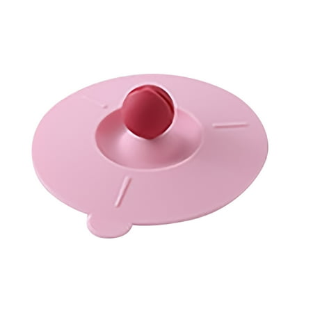TKing Fashion Silicone Cup Cover Hot Cup Cover Sealed Cup Cover With Spoon Holder Designed For Round Cup - Pink
TKing Fashion Silicone Cup Cover Hot Cup Cover Sealed Cup Cover With Spoon Holder Designed For Round Cup - Pink