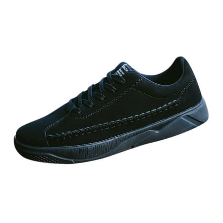 autumn winter shoes Men s Fashion Casual Solid Lace-Up Sport Running Shoes Sneakers Board Shoes