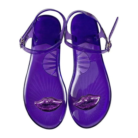 Liaosiiii Ladies Summer Rhinestone Jelly Clip Toe Beach Big Size Flat Transparent Sandals
Liaosiiii Ladies Summer Rhinestone Jelly Clip Toe Beach Big Size Flat Transparent Sandals