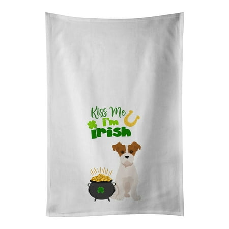 Caroline s Treasures WDK4853WTKT Brown White Wirehair Jack Russell Terrier St. Patrick s Day White Kitchen Towel Set of
Caroline s Treasures WDK4853WTKT Brown White Wirehair Jack Russell Terrier St. Patrick s Day White Kitchen Towel Set of