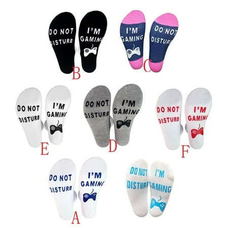 MELLCO 3 Pairs Low Cut Ankle Socks DO NOT DISTURB I’M GAMING Casual Style Letter Printed Socks Non-slid Cotton Blend Socks
MELLCO 3 Pairs Low Cut Ankle Socks DO NOT DISTURB I’M GAMING Casual Style Letter Printed Socks Non-slid Cotton Blend Socks