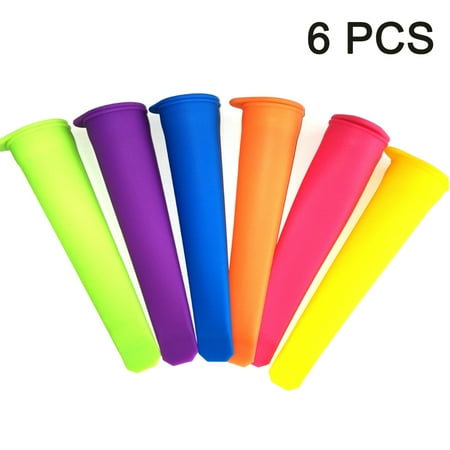 6PCS Silicone Popsicle Mold - Cylindrical Long Ice Cream Mold 
6PCS Silicone Popsicle Mold - Cylindrical Long Ice Cream Mold