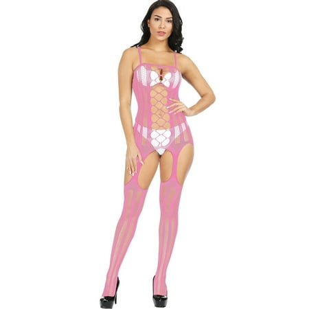 MRULIC intimates for women Women Open Crotch Transparent Bodystockings Underwear Pajama Pink + One size
MRULIC intimates for women Women Open Crotch Transparent Bodystockings Underwear Pajama Pink + One size