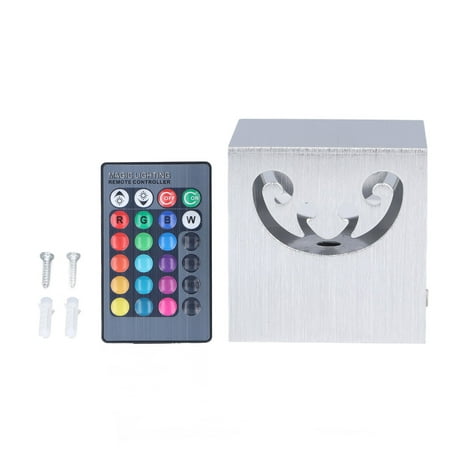 RGB Aluminum Wall Light 3W LED Lamp Beads Hollow Design 24 Keys Control 360° Luminous LED Wall Lamp for Bedroom 85277V
RGB Aluminum Wall Light 3W LED Lamp Beads Hollow Design 24 Keys Control 360° Luminous LED Wall Lamp for Bedroom 85277V