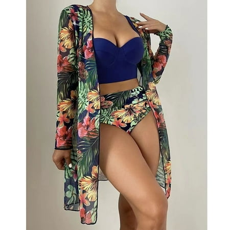 Aufmer Clearance Two Piece Swimsuits for Women Female Sports with Chest Pad with Steel Bra Print Deep V Swimming Trunks Split Swimsuit Bikini Three Piece
Aufmer Clearance Two Piece Swimsuits for Women Female Sports with Chest Pad with Steel Bra Print Deep V Swimming Trunks Split Swimsuit Bikini Three Piece