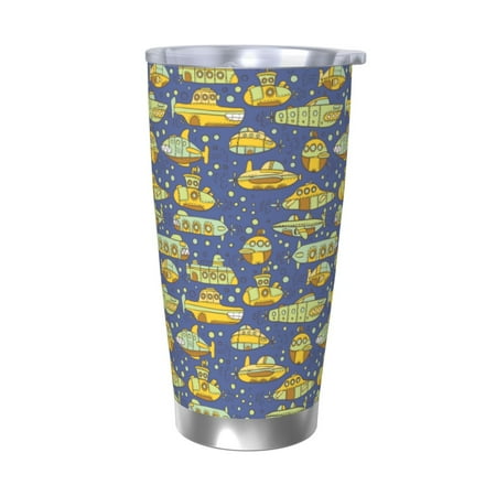 Uemuo Cartoon Submarines Print Travel Coffee Mug 20oz Double-walled Car Cup Stainless Steel Insulated Tumbler Leak-proof Travel Cup Reusable Straw Car Cup-Without Straw
Uemuo Cartoon Submarines Print Travel Coffee Mug 20oz Double-walled Car Cup Stainless Steel Insulated Tumbler Leak-proof Travel Cup Reusable Straw Car Cup-Without Straw