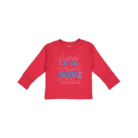 Inktastic Memorial Day Land of The Free Because Of My Uncle Gift Toddler Boy or Toddler Girl Long Sleeve T-Shirt
Inktastic Memorial Day Land of The Free Because Of My Uncle Gift Toddler Boy or Toddler Girl Long Sleeve T-Shirt