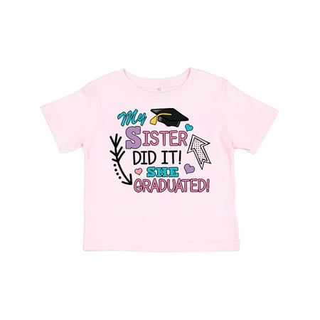 Inktastic My Sister Graduated with Cap and Arrows Gift Toddler Toddler Girl T-Shirt
Inktastic My Sister Graduated with Cap and Arrows Gift Toddler Toddler Girl T-Shirt