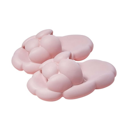 Cloud Slippers for Women and Men Couples Pillow Slippers Bathroom Sandals Extremely Comfy Cushioned Thick Sole Indoor Causal Slippers
