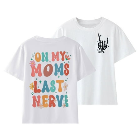 Toddler T-Shirt Kid Girls Cute Printed Short Sleeve Tops Size 100-160 Mom Love T-Shirt Dailywear Tops Baby Child Kids Playwear Streetwear
Toddler T-Shirt Kid Girls Cute Printed Short Sleeve Tops Size 100-160 Mom Love T-Shirt Dailywear Tops Baby Child Kids Playwear Streetwear