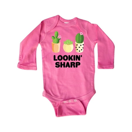 Inktastic Lookin Sharp with Cacti and Succulent Gift Baby Boy or Baby Girl Long Sleeve Bodysuit
Inktastic Lookin Sharp with Cacti and Succulent Gift Baby Boy or Baby Girl Long Sleeve Bodysuit
