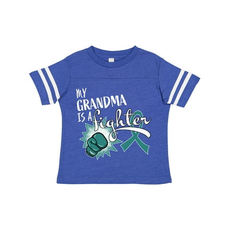 Inktastic Ovarian Cancer Awareness My Grandma is a Fighter Gift Toddler Boy or Toddler Girl T-Shirt
Inktastic Ovarian Cancer Awareness My Grandma is a Fighter Gift Toddler Boy or Toddler Girl T-Shirt