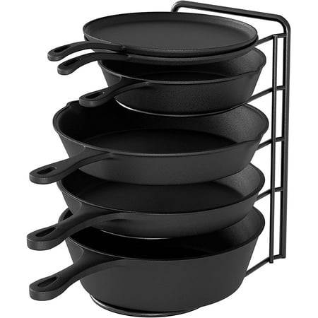 Heavy Duty Pan Organizer Rack for Cabinet Pot Lid Holder Kitchen Organization & Storage for Cast Iron Skillet Bakeware Cutting
Heavy Duty Pan Organizer Rack for Cabinet Pot Lid Holder Kitchen Organization & Storage for Cast Iron Skillet Bakeware Cutting