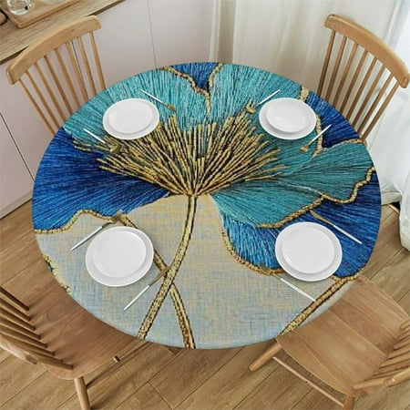 Patifu Flowers Round Tablecloth Stain-Resistant Washable 100% Polyester Ideal for Indoor Outdoor Restaurants Weddings Parties Home Kitchen Decor Outdoor Picnic Camping Dining 38 -42 
Patifu Flowers Round Tablecloth Stain-Resistant Washable 100% Polyester Ideal for Indoor Outdoor Restaurants Weddings Parties Home Kitchen Decor Outdoor Picnic Camping Dining 38 -42