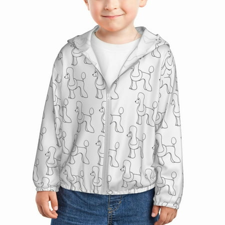 Sun Hoodie for Kids Black Lines Cute Poodle Dog Long Sleeve Swim Fishing Shirts Sun Protection Zip Up Jacket Clothing Athletic Hoodie
Sun Hoodie for Kids Black Lines Cute Poodle Dog Long Sleeve Swim Fishing Shirts Sun Protection Zip Up Jacket Clothing Athletic Hoodie
