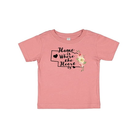 Inktastic Nebraska Home is Where the Heart is with Watercolor Floral Gift Baby Boy or Baby Girl T-Shirt
Inktastic Nebraska Home is Where the Heart is with Watercolor Floral Gift Baby Boy or Baby Girl T-Shirt