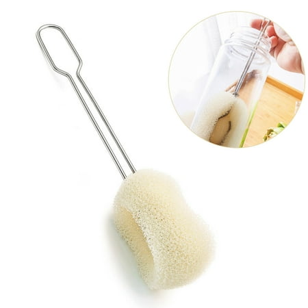 Stainless Steel Rod Replaceable Sponge Head Bottle Brush No Dead Angle Long Handle Cleaning Brush Multi-functional Kitchen Cup Washing Brush
Stainless Steel Rod Replaceable Sponge Head Bottle Brush No Dead Angle Long Handle Cleaning Brush Multi-functional Kitchen Cup Washing Brush
