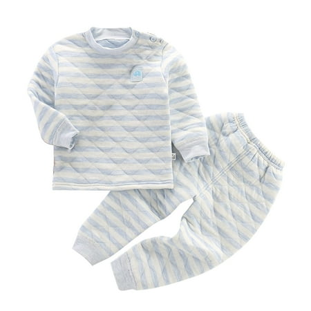 Girl s 2 Piece Outfits Blue Children s Warm Stripe Underwear Set Clip Cotton New Baby Warm Thickening Plus Cotton Undercoat Winter Children s Clothing 3-4 Years
Girl s 2 Piece Outfits Blue Children s Warm Stripe Underwear Set Clip Cotton New Baby Warm Thickening Plus Cotton Undercoat Winter Children s Clothing 3-4 Years