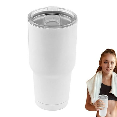 Tohuu 30 Oz Insulated Portable Water Bottle Coffee Thermos Mug Bicycle Water Bottle Outdoors Sports Travel With Straw Lid 30oz Girls Bottles Ice Bully Cup wondeful