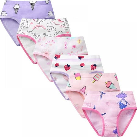 Gyratedream Baby Soft Cotton Underwear Little Girls Briefs Toddler Undies Soft Cotton Toddler Panties 6Pack
Gyratedream Baby Soft Cotton Underwear Little Girls Briefs Toddler Undies Soft Cotton Toddler Panties 6Pack