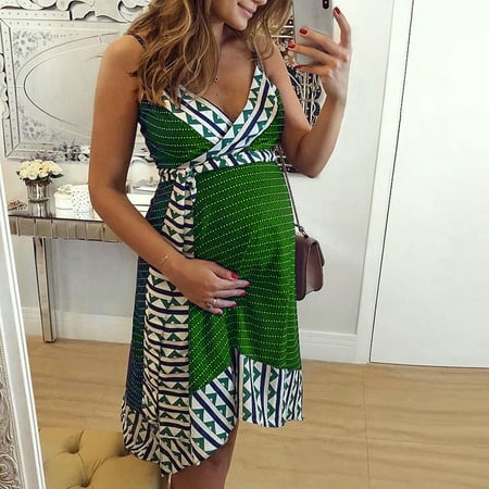 CHMORA Women s Fashion Casual V-Neck Camisole Printed Sleeveless Maternity Dress maternity clothes
CHMORA Women s Fashion Casual V-Neck Camisole Printed Sleeveless Maternity Dress maternity clothes