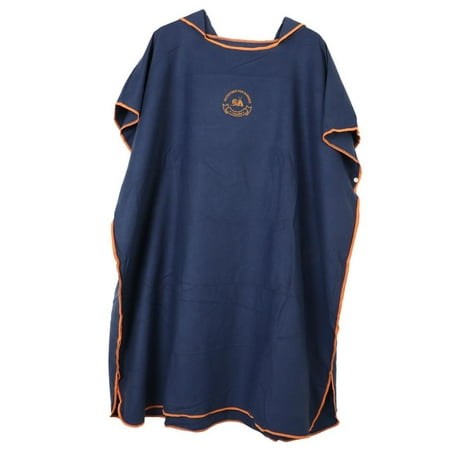 Kids Surf Hooded Poncho Robe Wetsuit Changing Towel For Beach Kayak Swimming