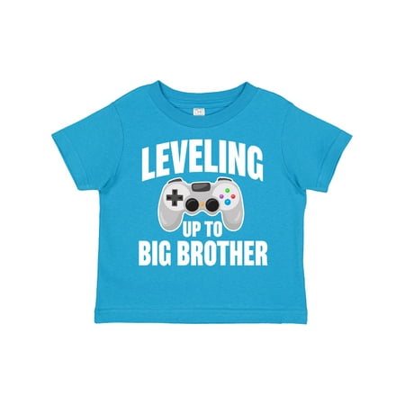 Inktastic Leveling Up to Big Brother Gift Toddler Boy Girl T-Shirt