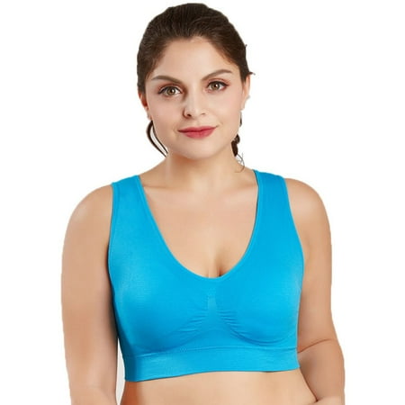 OUTAD Women s Plus Size Pure Comfort Seamless Bra Sports Bra For Women Fitness Women s Vest Sports Bra Seamless Bra
OUTAD Women s Plus Size Pure Comfort Seamless Bra Sports Bra For Women Fitness Women s Vest Sports Bra Seamless Bra