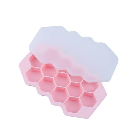 XIUH Silicone Ice Tray With Sealing Lid Ice Tray Mold Flexible Hexagonal Ice Tray Pink
XIUH Silicone Ice Tray With Sealing Lid Ice Tray Mold Flexible Hexagonal Ice Tray Pink