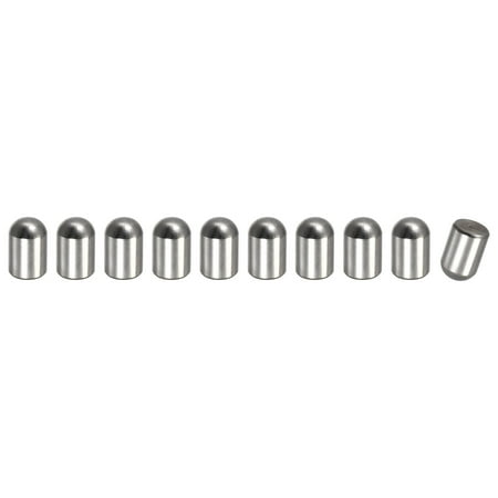8x12mm Dowel Pins 10 Pack Round Head Flat Chamfered End Dowel Pin