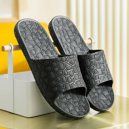 Cathalem Casual Couples Men Shower Room Home Non Slip Breathable Soft Sole Shoes Slipper Comfortable Flat Mens Slipper Booties Black 9.5
Cathalem Casual Couples Men Shower Room Home Non Slip Breathable Soft Sole Shoes Slipper Comfortable Flat Mens Slipper Booties Black 9.5