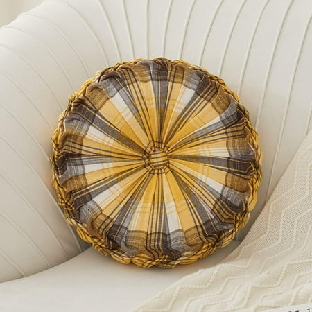 XmhyTop-A Plaid Throw Pillows Round Pleated Soft Comfy Chair Seat Cushion (Yellow Diameter 16 )
XmhyTop-A Plaid Throw Pillows Round Pleated Soft Comfy Chair Seat Cushion (Yellow Diameter 16 )