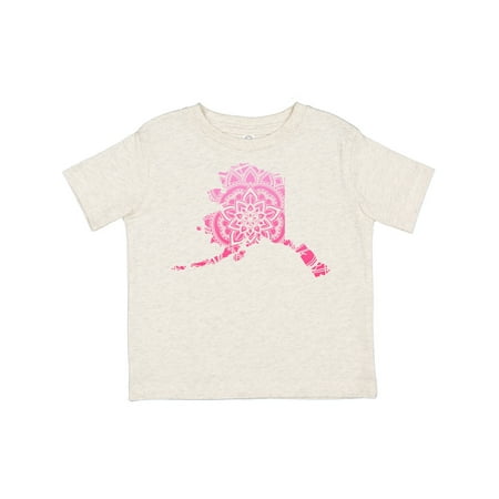 Inktastic Alaska Silhouette Mandala Gift Toddler Boy or Toddler Girl T-Shirt