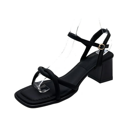 Sandals women‘s summer new fashion Joker gentle retro thick heel non-slip high heels
Sandals women‘s summer new fashion Joker gentle retro thick heel non-slip high heels