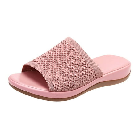 ZTTD Women s Fashion Solid Color Mesh Breathable Flat Casual Sandals and Slippers Watermelon Red
ZTTD Women s Fashion Solid Color Mesh Breathable Flat Casual Sandals and Slippers Watermelon Red
