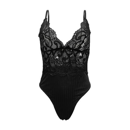 Gubotare Lingerie Set For Women Women Lingerie Lace Strap Chemise Halter Teddy V neck Sleepwear Black XL
Gubotare Lingerie Set For Women Women Lingerie Lace Strap Chemise Halter Teddy V neck Sleepwear Black XL