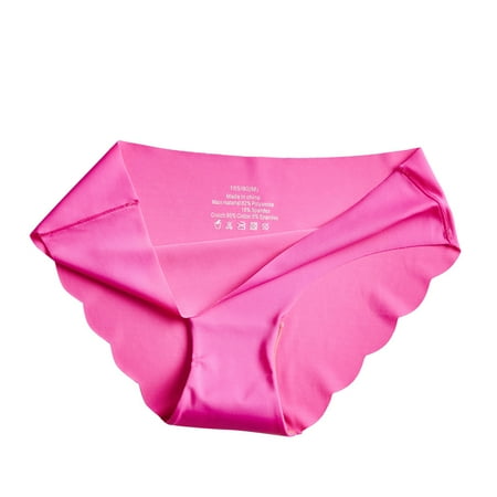 Gaiseeis Sexy Underpants High Waist Cotton Panties Panties For Women Underpants Hot Pink L