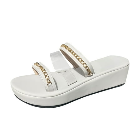 Midsumdr Womens Sandals Wedge Sandals for Women Thick Sole Matsuke Sole Cusion Slope Heel Female Sandals One-piece Breathable Casual Slippers with 3 Strapes
Midsumdr Womens Sandals Wedge Sandals for Women Thick Sole Matsuke Sole Cusion Slope Heel Female Sandals One-piece Breathable Casual Slippers with 3 Strapes