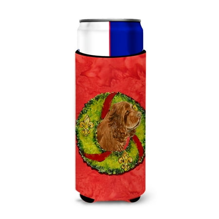 Caroline s Treasures SS4197MUK Sussex Spaniel Cristmas Wreath Ultra Hugger for slim cans Slim Can multicolor
Caroline s Treasures SS4197MUK Sussex Spaniel Cristmas Wreath Ultra Hugger for slim cans Slim Can multicolor