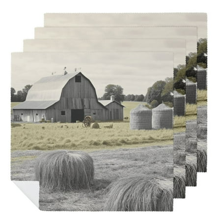 Facannap Farm Life Cloth Napkins for Hotel Home Banquet Decor Washable Reusable Polyester Napkin 4 PCS
Facannap Farm Life Cloth Napkins for Hotel Home Banquet Decor Washable Reusable Polyester Napkin 4 PCS
