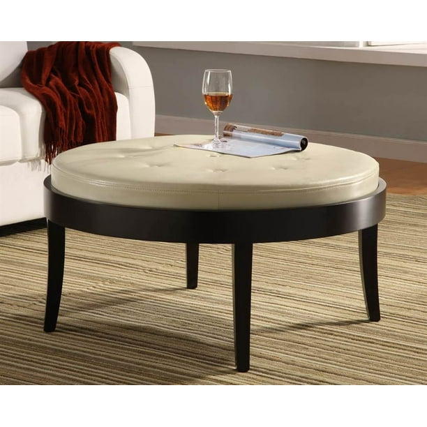 Citation Round Tufted Cocktail Ottoman Com - Cream Tufted Ottoman Coffee Table Citation Round Tufted Cocktail Ottoman Com - Cream Tufted Ottoman Coffee Table