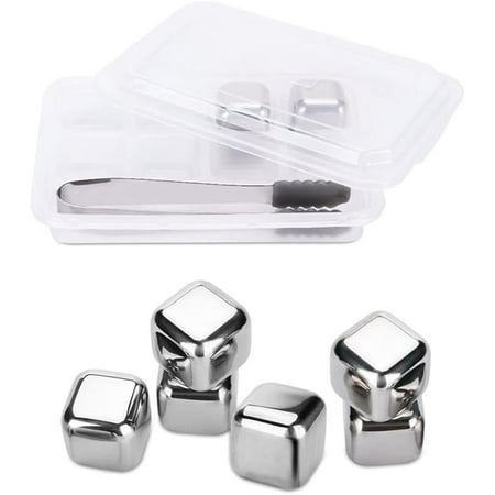 Stones Square 304 Stainless Steel Reusable Ice Cube Rapid Freezing and Chilling Metal Ice Tongs for Drink(4pcs)
Stones Square 304 Stainless Steel Reusable Ice Cube Rapid Freezing and Chilling Metal Ice Tongs for Drink(4pcs)