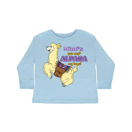 Inktastic Cute Jumping Alpaca Mimi s You Say ALPACA my Bags Gift Toddler Boy or Toddler Girl Long Sleeve T-Shirt
Inktastic Cute Jumping Alpaca Mimi s You Say ALPACA my Bags Gift Toddler Boy or Toddler Girl Long Sleeve T-Shirt