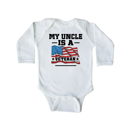 Inktastic Uncle Military Veteran Gift Baby Boy or Baby Girl Long Sleeve Bodysuit
Inktastic Uncle Military Veteran Gift Baby Boy or Baby Girl Long Sleeve Bodysuit