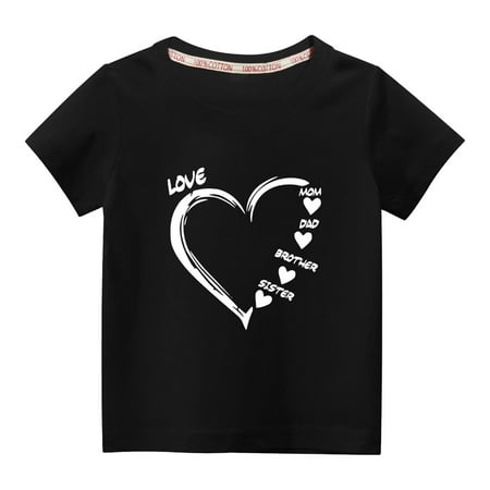 HBYJLZYG Toddler Shirts Kids Boys Girls Cute Round Neck Graphic Print Short Sleeve Tops Valentines Day Tees 3-10T Father s Day
HBYJLZYG Toddler Shirts Kids Boys Girls Cute Round Neck Graphic Print Short Sleeve Tops Valentines Day Tees 3-10T Father s Day