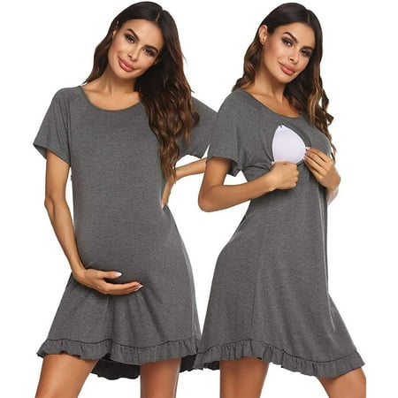 Frostluinai Maternity Dress For Photoshoot Summer Savings Clearances Fashion Solid Short Sleeve Breast-Feeding Pregnant Woman Maternity Dress Dresses For Women 2022
Frostluinai Maternity Dress For Photoshoot Summer Savings Clearances Fashion Solid Short Sleeve Breast-Feeding Pregnant Woman Maternity Dress Dresses For Women 2022