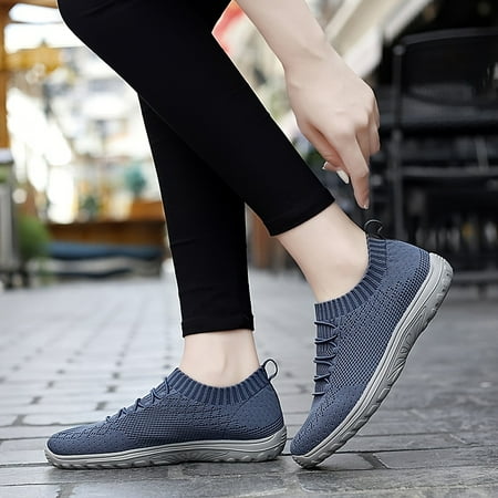 Lightweight Knitted Running Sports Shoes Casual Lace Up Flat Sneakers Women s Footwear
Lightweight Knitted Running Sports Shoes Casual Lace Up Flat Sneakers Women s Footwear